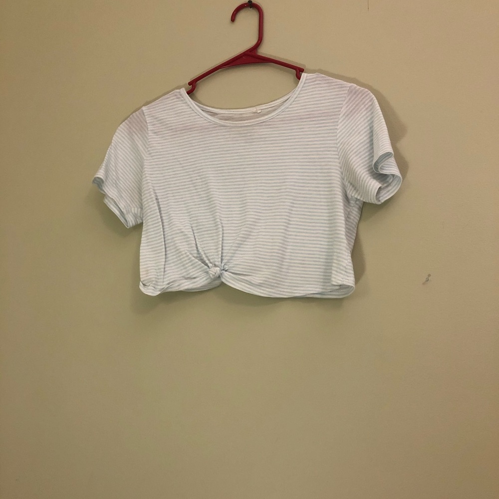 Striped Crop Top